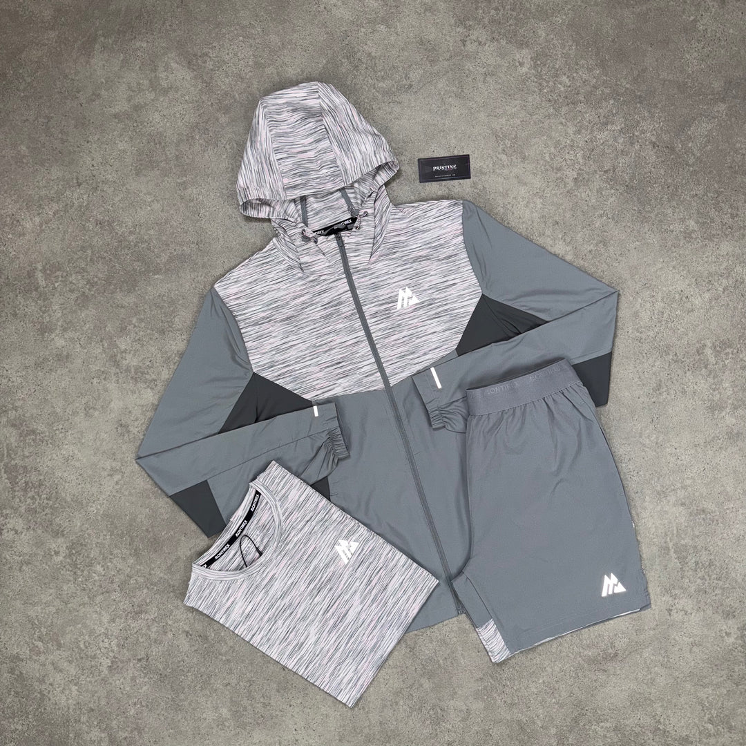Montirex Static Grey Tri Set – Jacket x Tee x Shorts