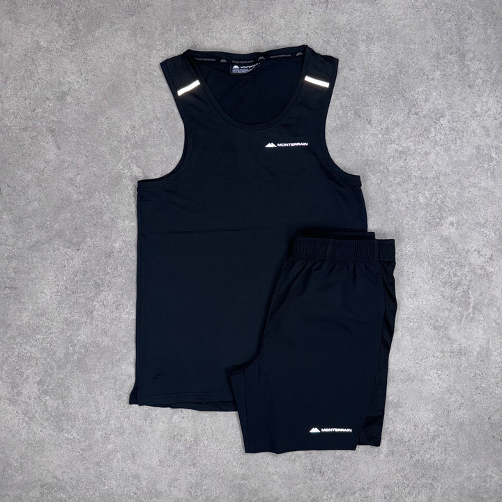 Monterrain Velocity Vest Short (Black/Black)