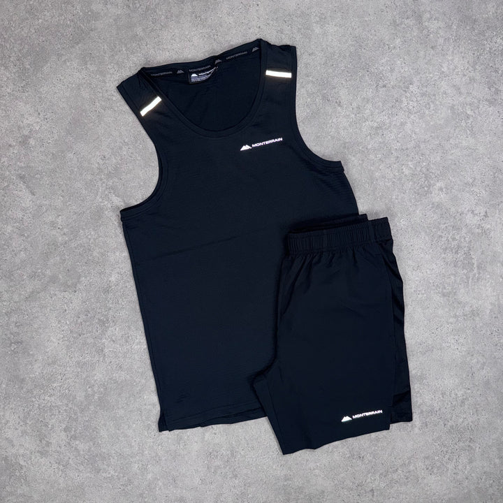 Monterrain Velocity Vest Short (Black/Black)