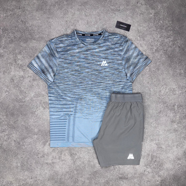 Montirex Fade Duo Short Set – Ice Blue x Baby Blue