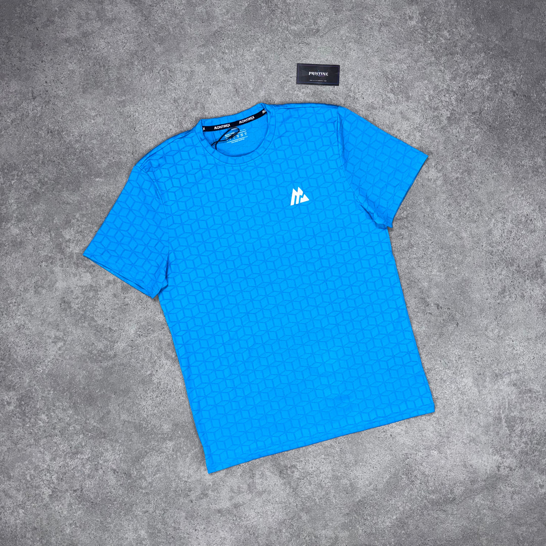 Montirex GeoTech Tee – Electric Blue