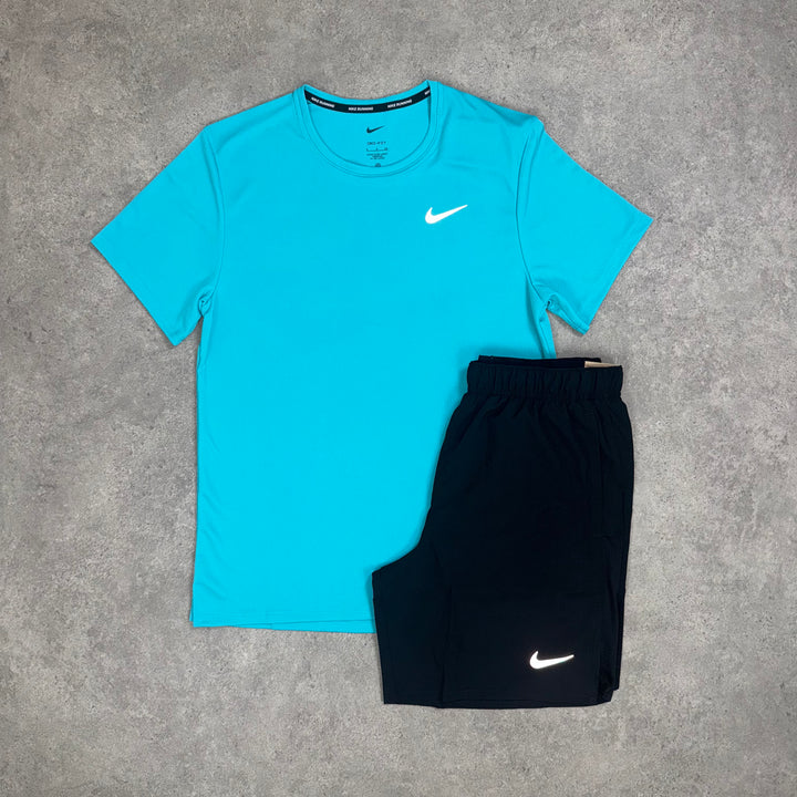 Nike Miler Set (Teal/Black)