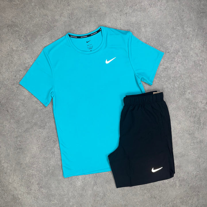 Nike Miler Set (Teal/Black)