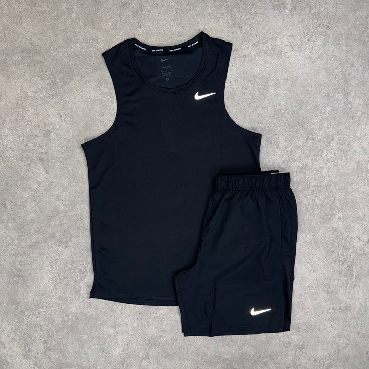 Nike Tank Top Short Set (Black)