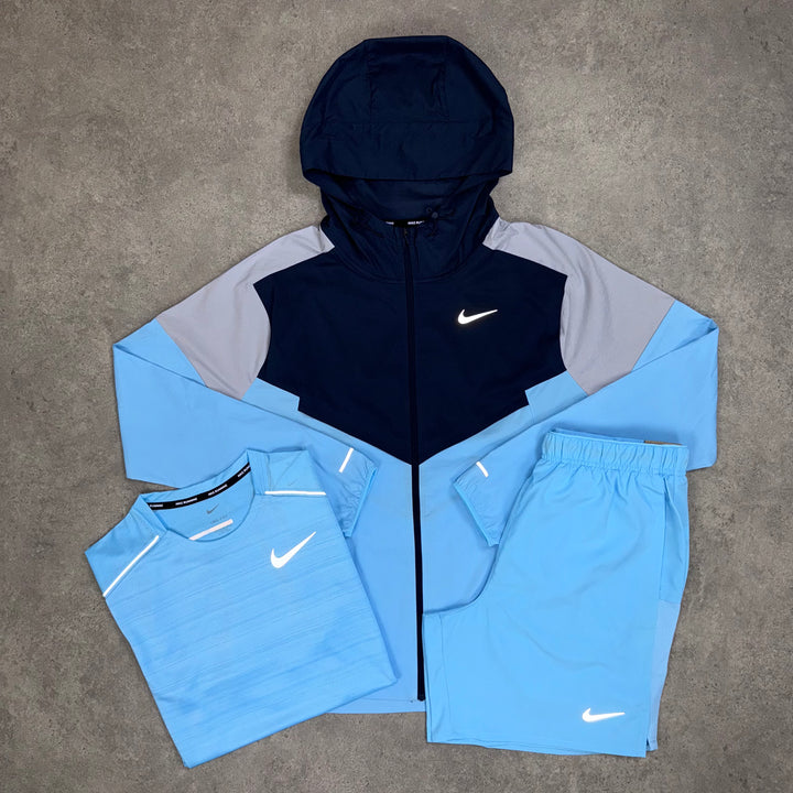 Nike Light Windrunner Shorts Tri Set (Baby-Blue)