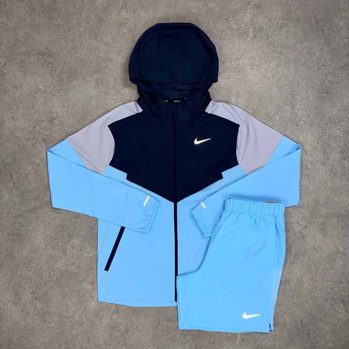 Nike Light Windrunner Shorts Set (Baby-Blue)