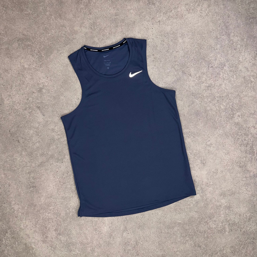 Nike Miler Tank Top (Navy-Blue)