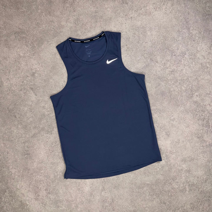 Nike Miler Tank Top (Navy-Blue)