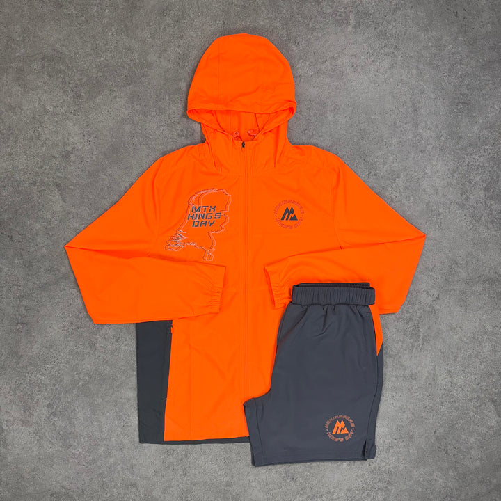 Montirex MTX City Windrunner Short Set (Grey/Orange)