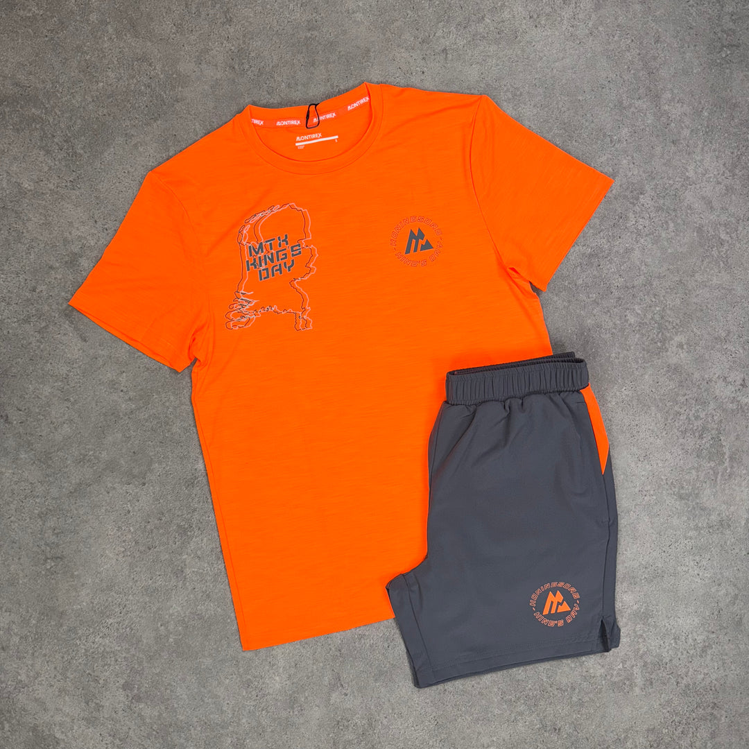 Montirex MTX City Short Set (Grey/Orange)