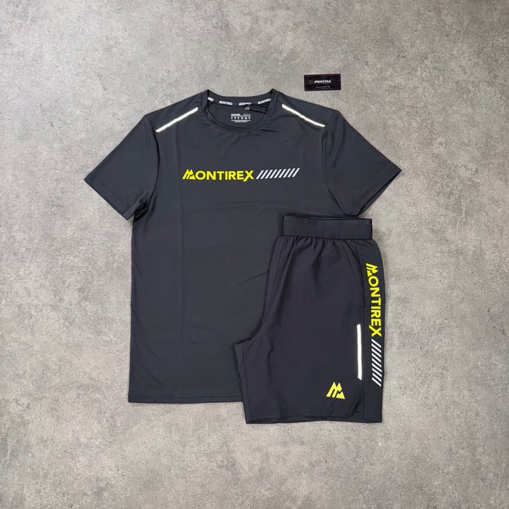 Montirex Strike Short Set – Grey x Volt