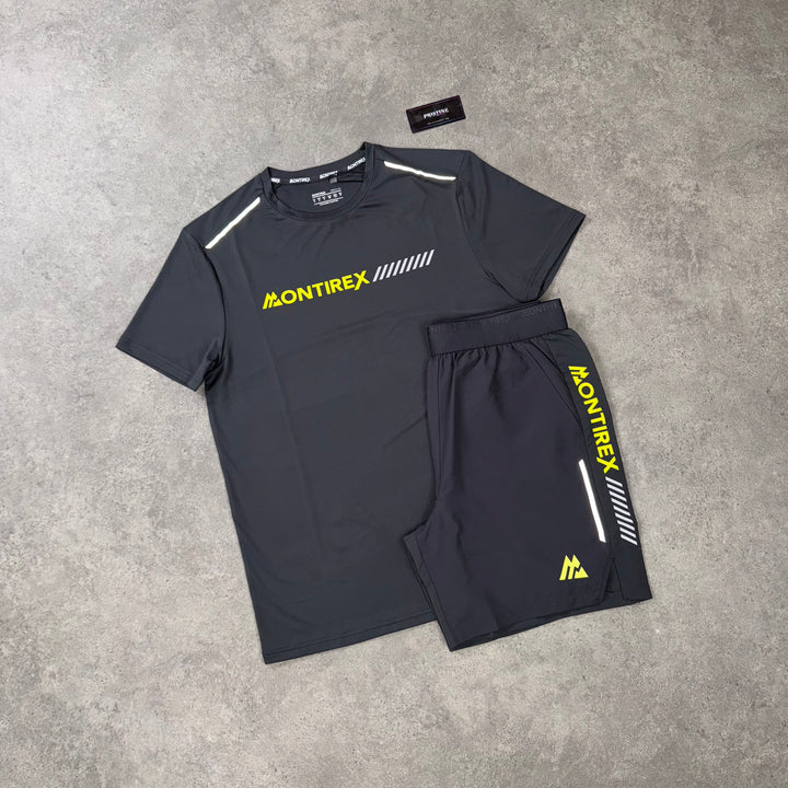 Montirex Strike Short Set – Grey x Volt