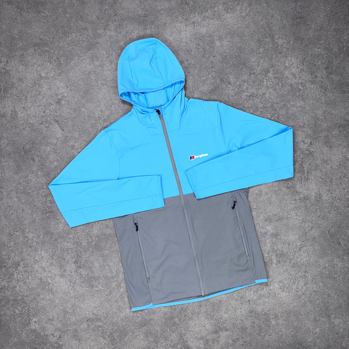 Berghaus Softshell Jacket – Sky Blue x Charcoal