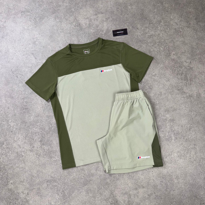 Berghaus Terrain Short Set – Olive x Light Sage