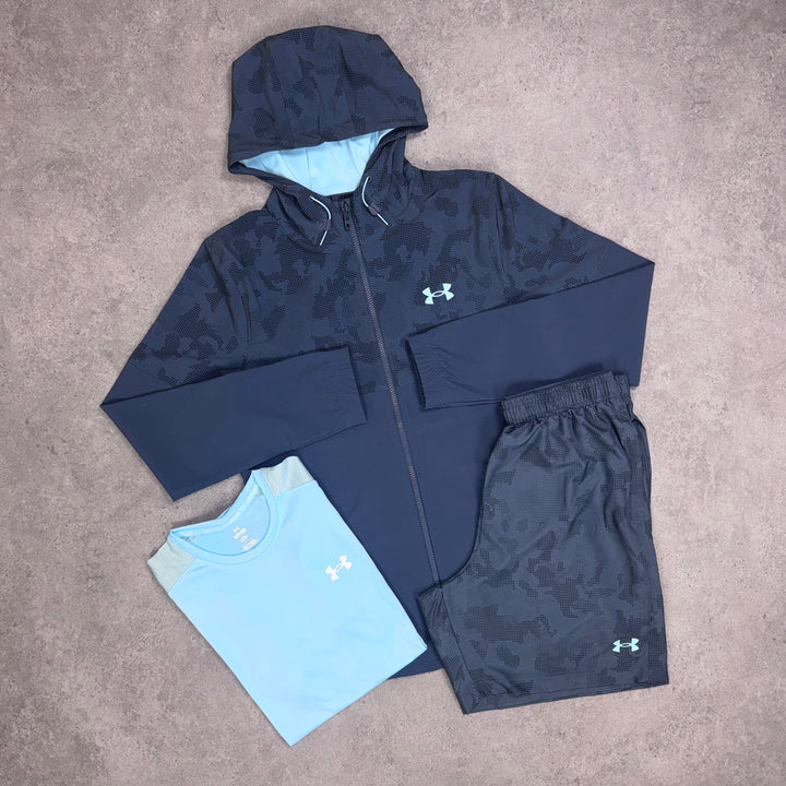 Under Armour Reflective Camo Tri-Set (Baby-Blue/Navy)
