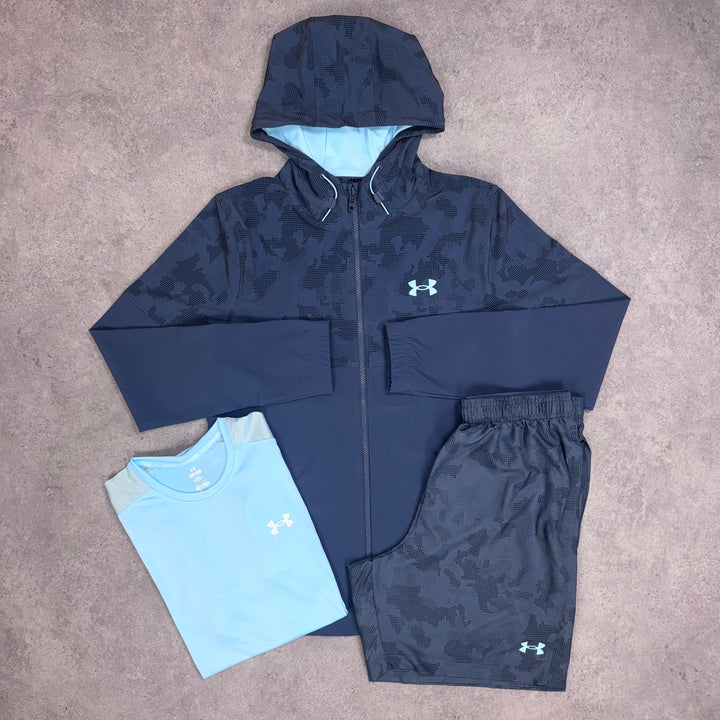 Under Armour Reflective Camo Tri-Set (Baby-Blue/Navy)