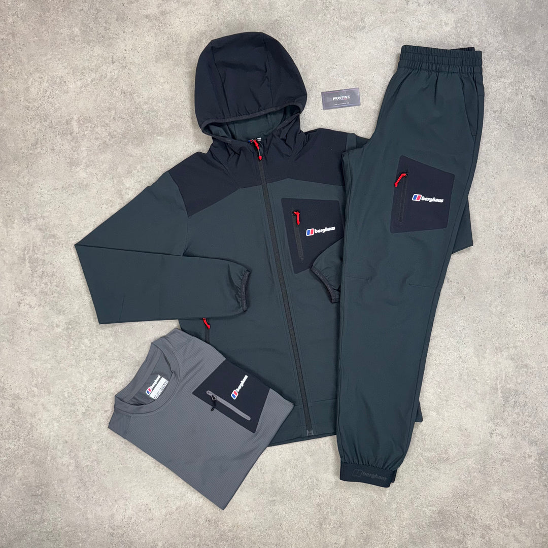 Berghaus Apex Tri Pant Set – Obsidian x Graphite Grey x Black