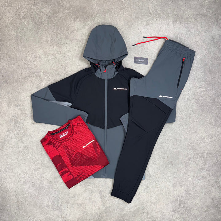 Monterrain Redline Tri Set – Graphite x Black x Crimson