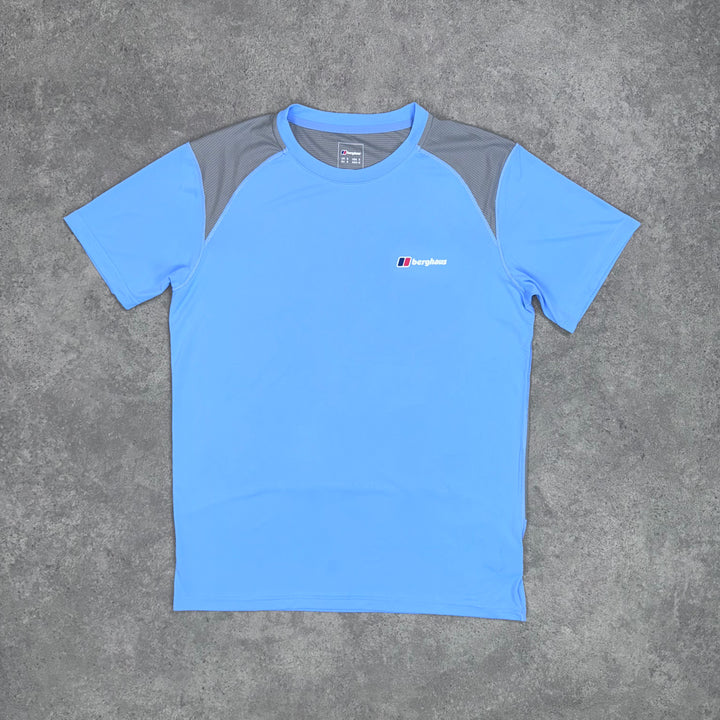 Berghaus Wayside Tech T-Shirt (Baby-Blue/Grey)