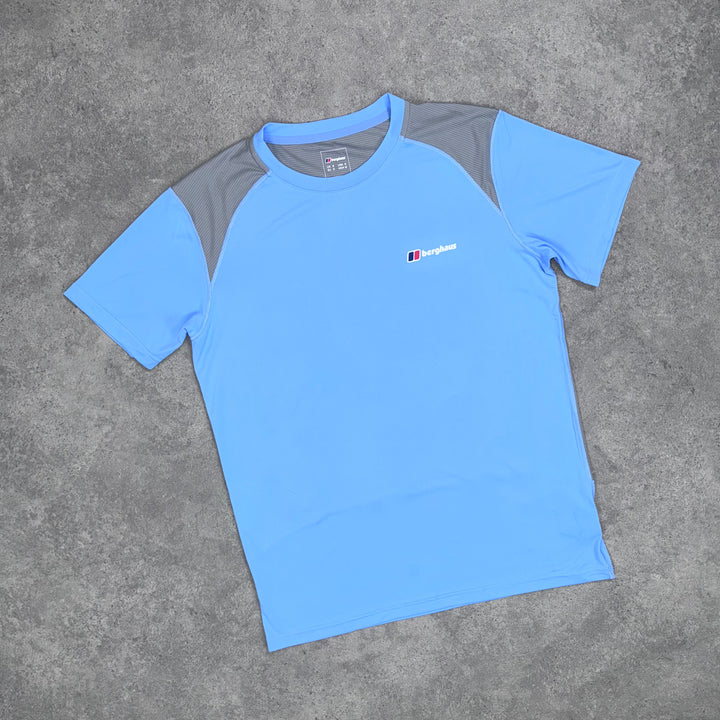 Berghaus Wayside Tech T-Shirt (Baby-Blue/Grey)