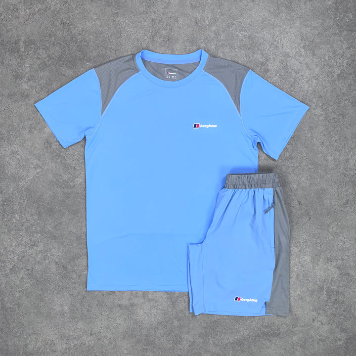 Berghaus Wayside Tech Short Set (Baby-Blue/Grey)