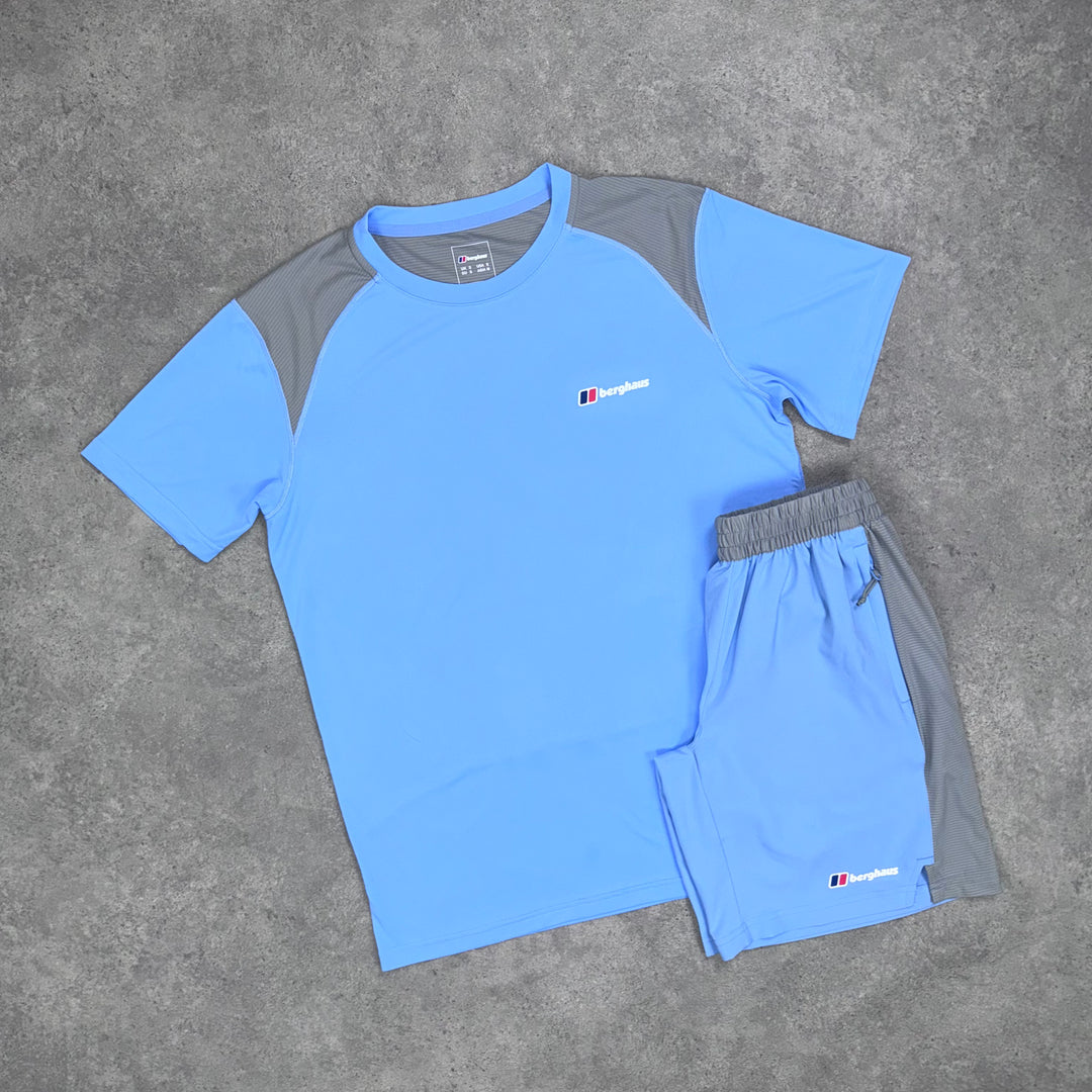 Berghaus Wayside Tech Short Set (Baby-Blue/Grey)