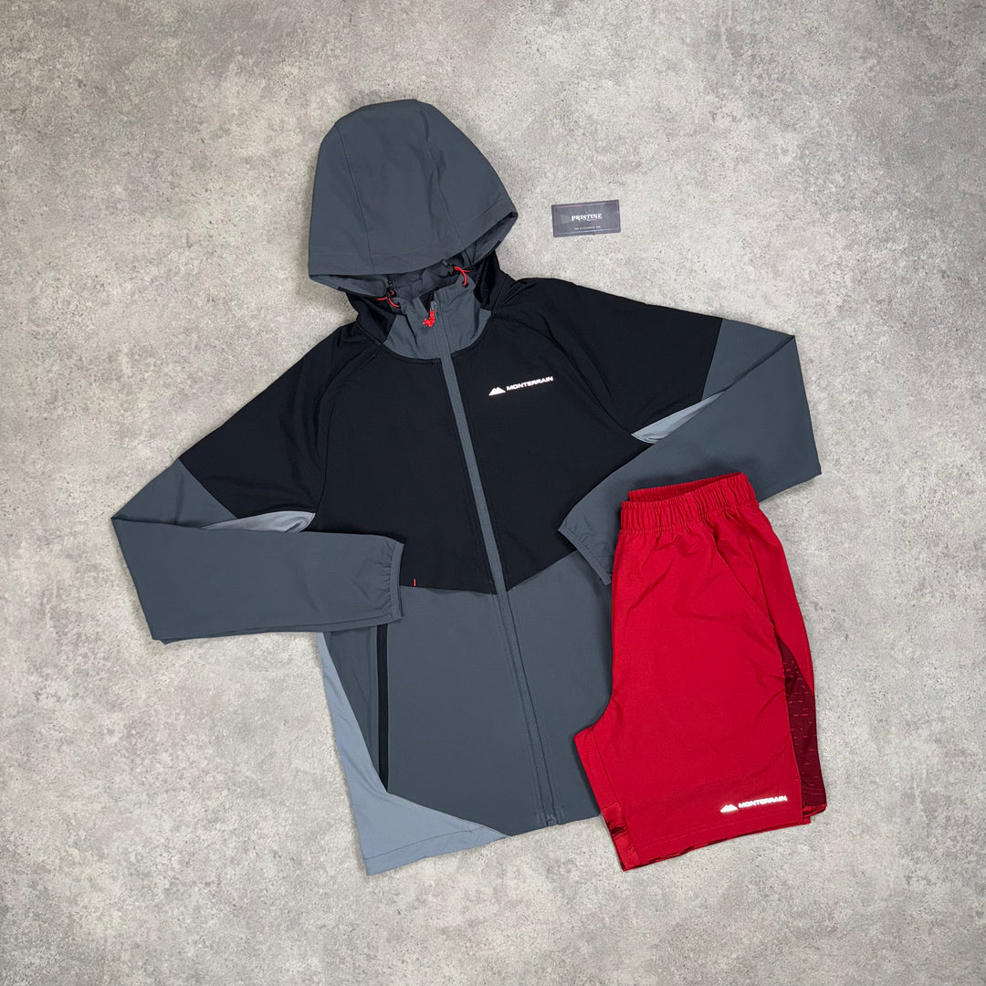 Monterrain Redline Duo Set – Graphite x Black x Crimson