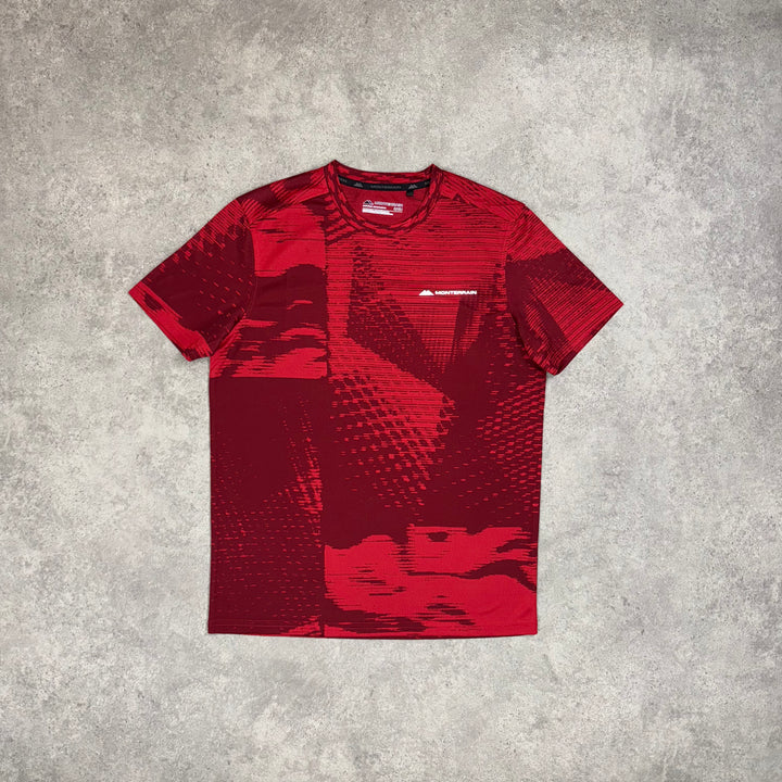 Monterrain Redline Tee – Crimson