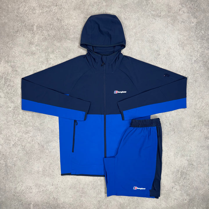 Berghaus Wayside Tech Windrunner Short Set (Electric-Blue)
