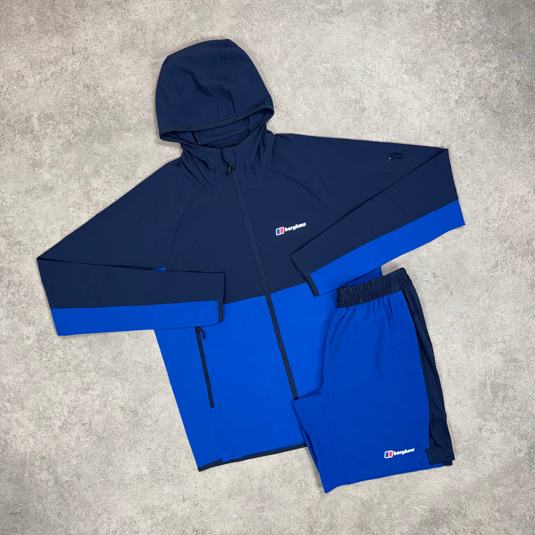 Berghaus Wayside Tech Windrunner Short Set (Electric-Blue)