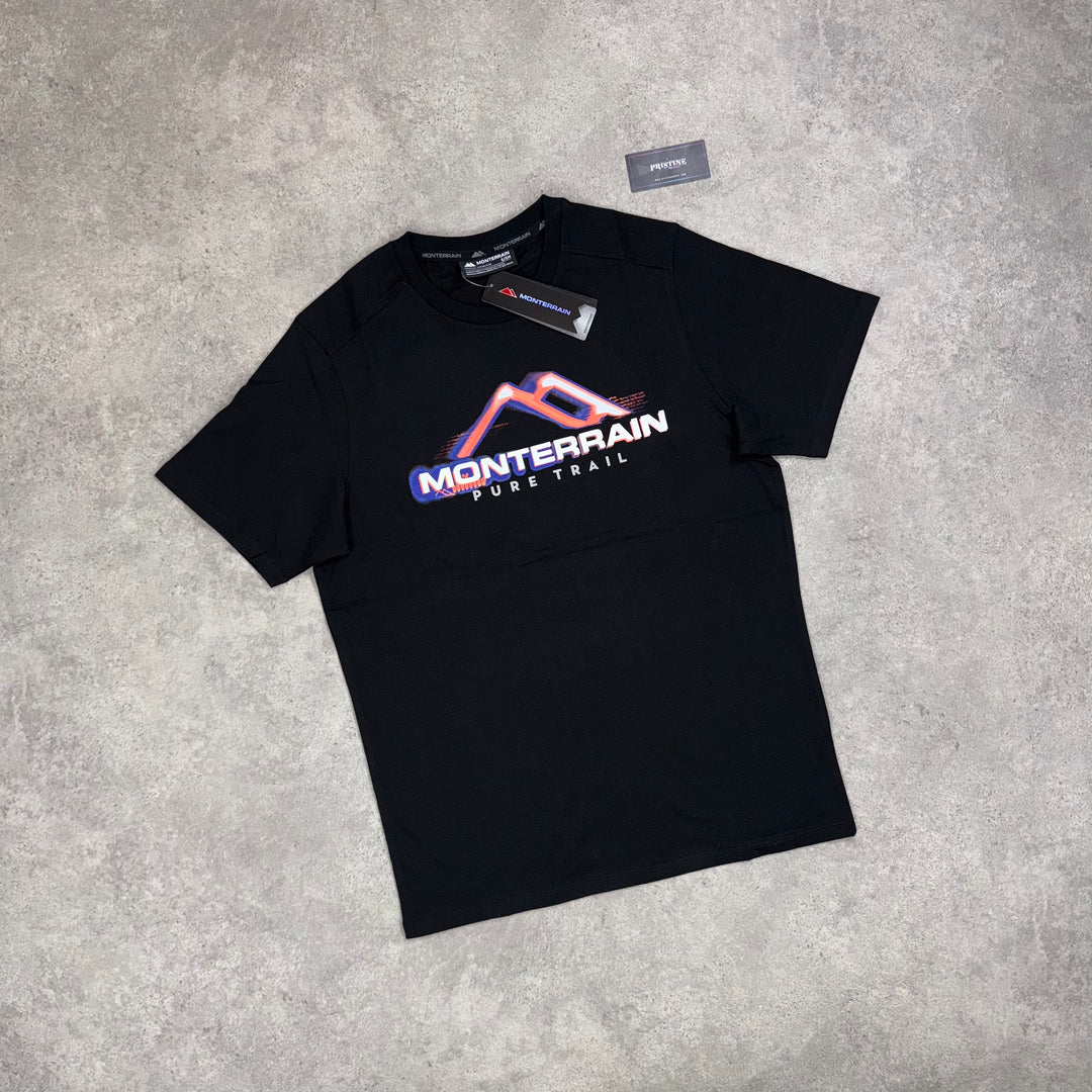 Monterrain Eclipse Surge Tee – Black Lava Accent