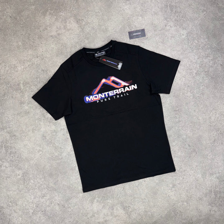 Monterrain Eclipse Surge Tee – Black Lava Accent