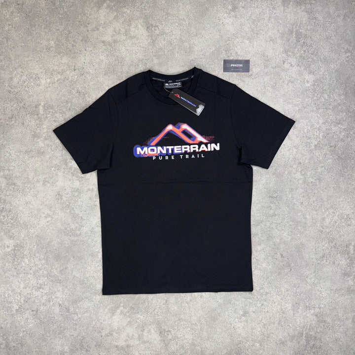 Monterrain Eclipse Surge Tee – Black Lava Accent