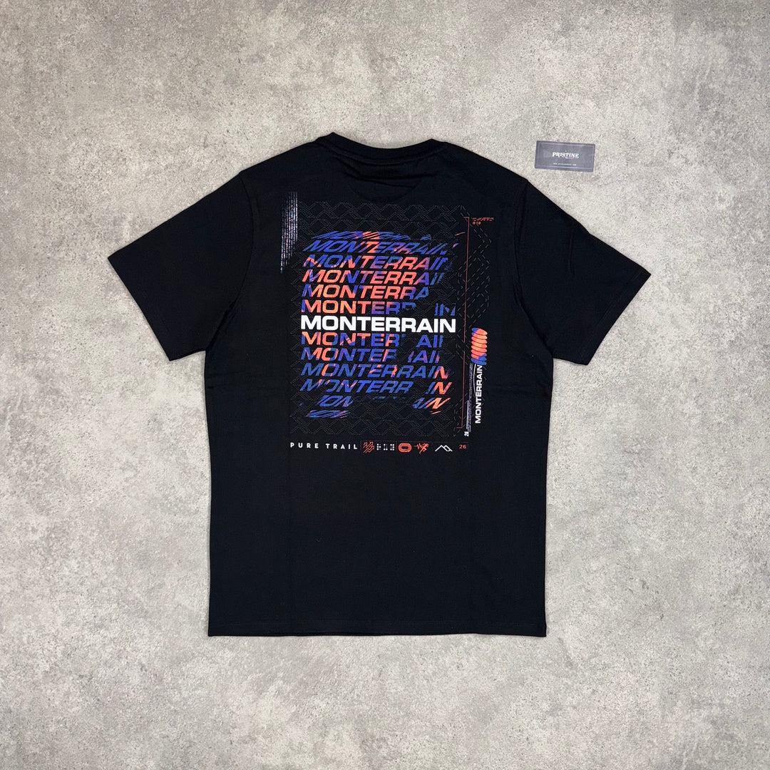 Monterrain Eclipse Surge Tee – Black Lava Accent
