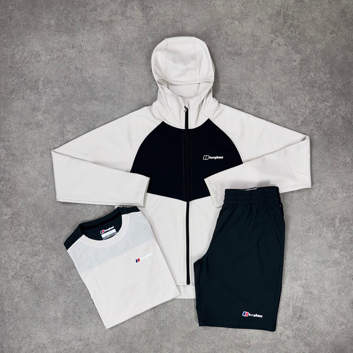 Berghaus Summit Jacket Tri Short Set – Stone x Blackout