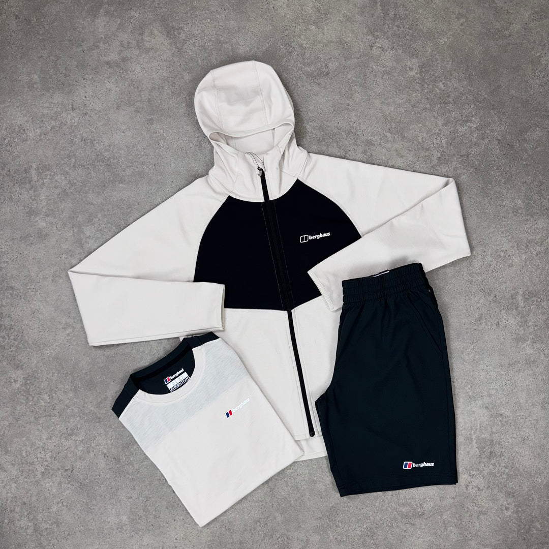 Berghaus Summit Jacket Tri Short Set – Stone x Blackout