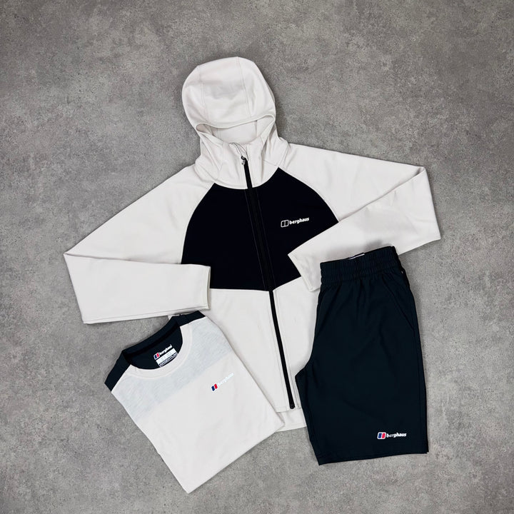 Berghaus Summit Jacket Tri Short Set – Stone x Blackout