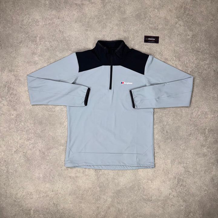 Berghaus Summit 1/4 Zip – Glacier x Onyx
