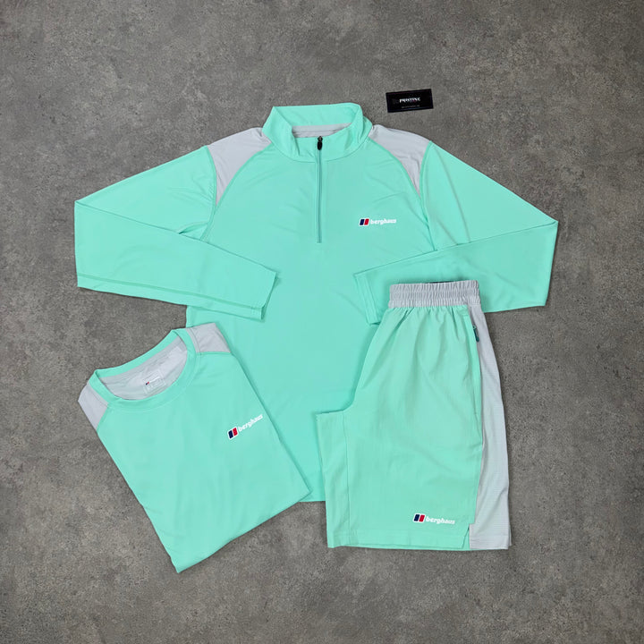 Berghaus Horizon 1/4 Zip Tri Set – Mint Wave x Chalk
