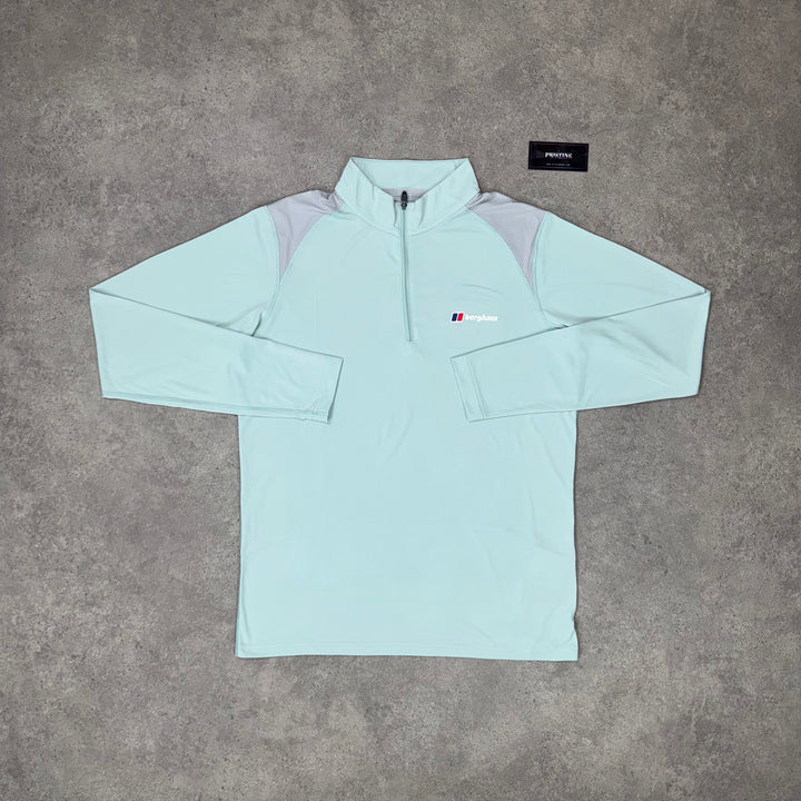 Berghaus Horizon Quarter-Zip – Mint x Light Grey