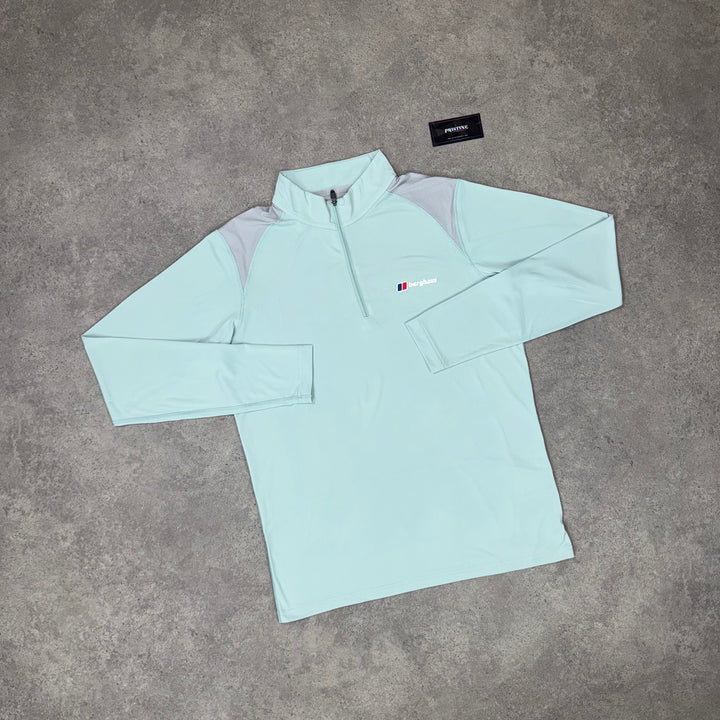 Berghaus Horizon Quarter-Zip – Mint x Light Grey