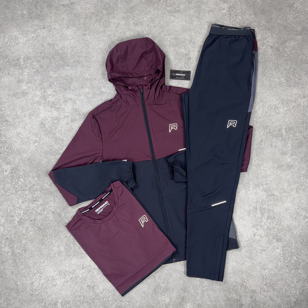 Reprimo Flux Tri Set – Burgundy x Black