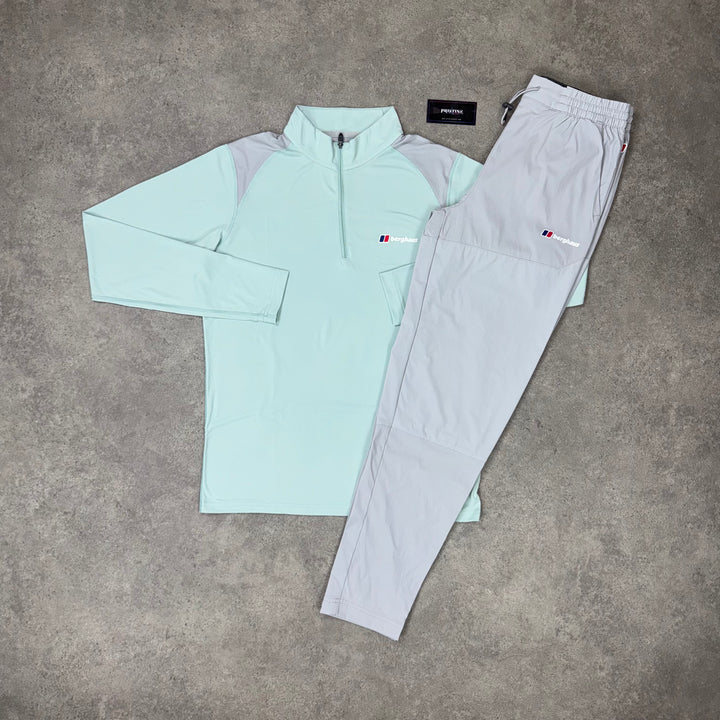 Berghaus Horizon 1/4 Zip Twin Set – Mint x Silver Mist