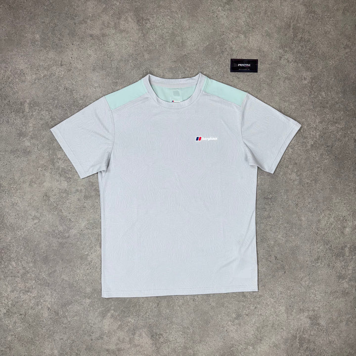 Berghaus Horizon Tee – Light Grey x Mint