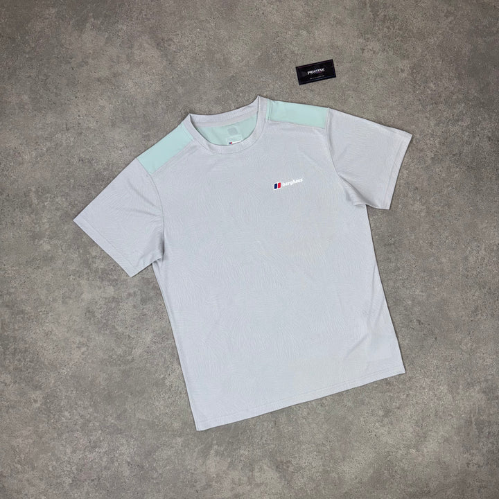 Berghaus Horizon Tee – Light Grey x Mint